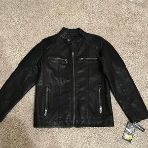 Leather jacket size medium or 8 women’s
